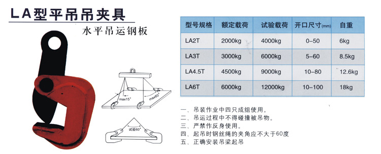 LA型平吊吊夹具(图1)